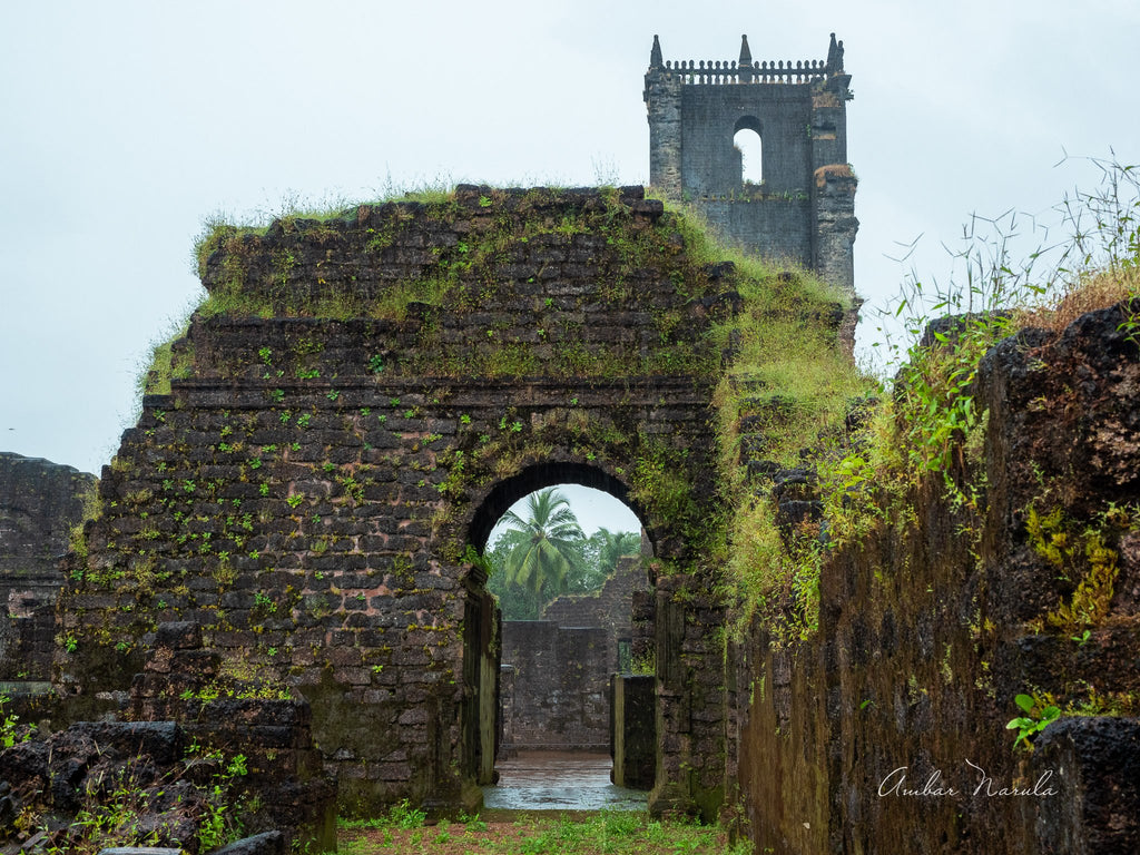 A photo of the rain-soaked Church of St. Augustine in Goa, India. One of the best shots you'll find, of what was once the largest churches in Goa and amongst the greatest cathedrals of the Renaissance era. Prints available.